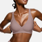 💕 Jelly draadloze bh voor vrouwen – comfortabele, naadloze push-up bralette, ideaal als dagelijkse top of onderkleding met diepe V-hals