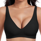 💕 Jelly draadloze bh voor vrouwen – comfortabele, naadloze push-up bralette, ideaal als dagelijkse top of onderkleding met diepe V-hals