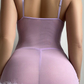 Sexy spaghettibandjurk met string, 2-delige set