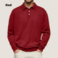 Comfortabel herenoverhemd met lange mouwen en revers