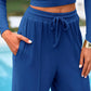 Trendy top en wijde broek voor dames, tweedelige set