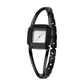 Minimalistisch horloge met vierkante wijzerplaat en quartz uurwerk