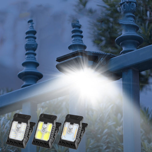 🌿Solar-clip-lamp met bewegingssensor🏡Perfect voor in de tuin, op het balkon en op het terras!✨