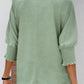 Damesmode 3/4 Mouw Basic T-shirts met Ronde Hals