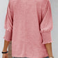 Damesmode 3/4 Mouw Basic T-shirts met Ronde Hals