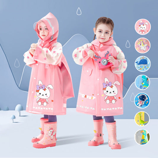 ⏰Beperkte aanbieding 49% korting🔥Herbruikbare waterdichte regenjassen met capuchon voor kinderen
