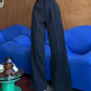 Veelzijdige broek met hoge taille en wijde pijpen
