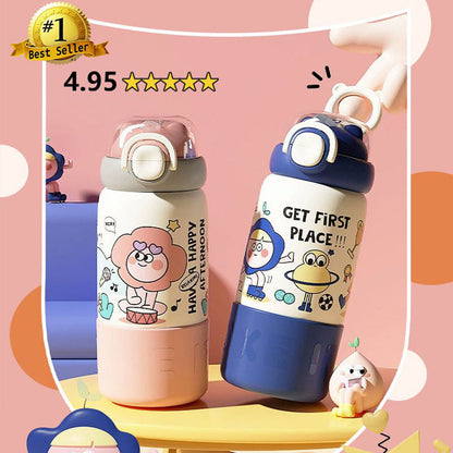 500 ml roestvrijstalen thermosfles met cartoonmotief