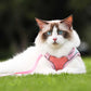 Anti-ontsnappingsreflecterend kattenharnas met riem