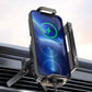 Opvouwbare telefoonhouder voor in de auto, dubbel draadloos opladen
