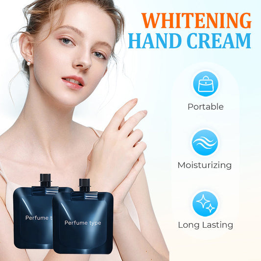 Draagbare, langdurig hydraterende, witmakende handcrème