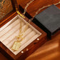 Kruis hangertje met paperclip-ketting