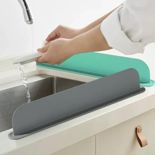 Siliconen Spatbescherming met Zuignap voor de Spoelbak