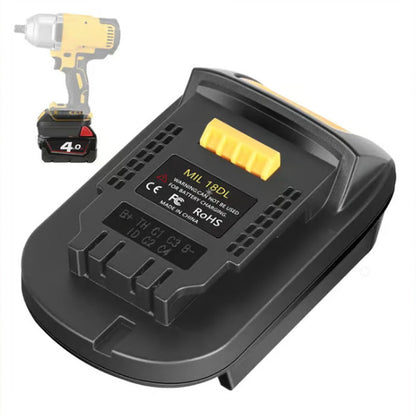 Lithium Accu Adapter voor 18V gereedschappen - Hoog rendement, universele compatibiliteit, eenvoudige installatie