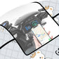 Zomer waterdichte elektrische motorfiets windscherm quilt