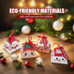 Kerstmis driehoekige geschenkdoos set