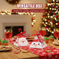Kerstmis driehoekige geschenkdoos set