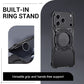 Frameloze telefoonhoes met ringstandaard voor iPhone