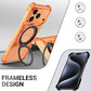 Frameloze telefoonhoes met ringstandaard voor iPhone