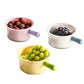 2-delige kleine vergietenset, perfect voor het wassen van fruit en groenten, BPA-vrij