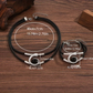 ✨ Vintage Boho Sieraad Set – Ketting & Armband Met Geometrisch Ontwerp & Zacht Leer (Veelkleurig)!