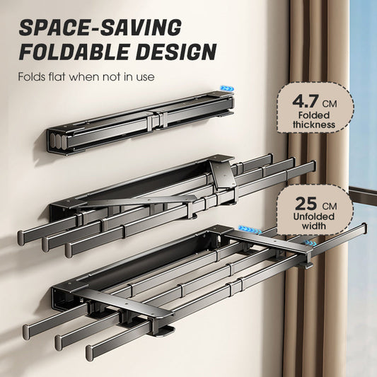 Opvouwbaar wanddroogrek