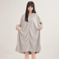 Dames Comfort Badjas met Capuchon en Geweven Structuur