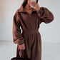 Gezellige warme jumpsuit met ritssluiting aan de voorkant