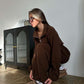 Gezellige warme jumpsuit met ritssluiting aan de voorkant