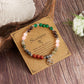 12 Zodiac-stenen kralenarmband met astrologisch tekenbedeltje