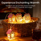 LED Christmas Wooden House String Lights
