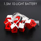 LED Christmas Wooden House String Lights
