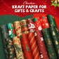 Vintage Christmas Kraft Paper for Gifts & Crafts