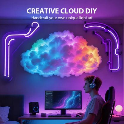 ⏳ Tijdelijke korting van 49%⏰ DIY USB-aangedreven Thundercloud LED-lichtdecoratie🌈☁️