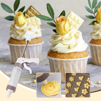 Slagroomspuit en Koekjespers Set