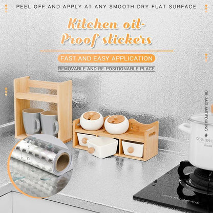 🔥Hoe meer je koopt, hoe meer je bespaart🎁Waterdichte keukenstickers: behang voor de achterwand in de keuken
