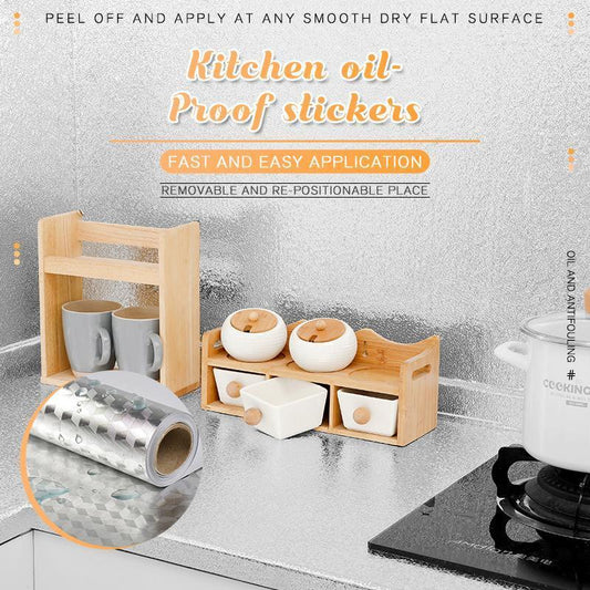 🔥Hoe meer je koopt, hoe meer je bespaart🎁Waterdichte keukenstickers: behang voor de achterwand in de keuken