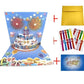 🎁 2+1 GRATIS – 3D Pop-Up Muzikale Verjaardagskaart | Met Lichtjes & Muziek | Een Bijzonder Cadeau met Verrassingseffect | Kies Zelf Je Designs