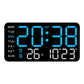 📢📢50% KORTING !! ⏰Multifunctionele decoratieve LED digitale wandklok