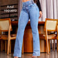 🎁50% KORTING👖 Stretch Flare Jeans met Hoge Taille – Comfortabel, Flatterend & Stijlvol voor Elke Dag