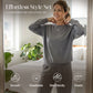 Dames Lange Mouw Top en Wijde Broek 2-Delige Set