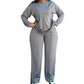Dames Lange Mouw Top en Wijde Broek 2-Delige Set