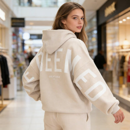 Unisex oversized hoodie met geloofsinspiratie