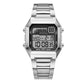 Unisex Vierkante Digitale Horloge met Lichtgevend Display