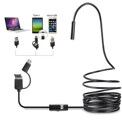 🔥3-in-1 waterdichte USB-endoscoopcamera met LED