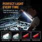 📢📢50% KORTING !! ⏰LED-werklamp van 3000 lm – met magneet en haak, 5200 mAh-batterij, 360° draaibaar. Snel opladen via Type-C. Overal zo helder als overdag! 🔋✨