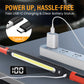 📢📢50% KORTING !! ⏰LED-werklamp van 3000 lm – met magneet en haak, 5200 mAh-batterij, 360° draaibaar. Snel opladen via Type-C. Overal zo helder als overdag! 🔋✨
