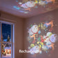 LED-projectorlamp met dynamische rotatie