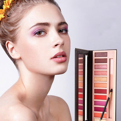 Oogschaduw Palette Set met 12 Levendige Kleuren