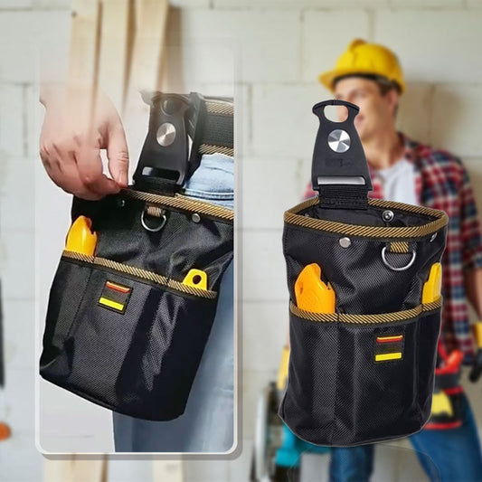🔧 Gereedschapstasje met Clip voor aan de Riem – Altijd je Tools Binnen Handbereik